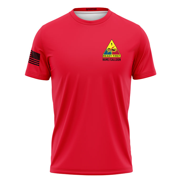 1ABCT - 1AD Red Guardian TShirt (Premium)
