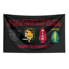 Load image into Gallery viewer, 1st SFG (M1CO) Flag (56&quot; x 34.5&quot;)
