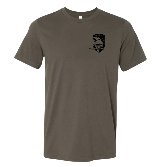 1st SFG (M1CO Fox) Army TShirt (Cotton)