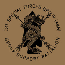 Load image into Gallery viewer, 1st Special Forces S&amp;D Co Guardian Brown TShirt (Premium)
