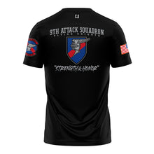 Load image into Gallery viewer, 9th Attack Sq Guardian Black TShirt (Poly/Premium)
