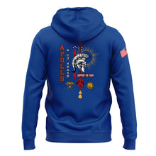 Load image into Gallery viewer, Apollo Co 46th ASB Blue Poly Hyperion Hoodie (Premium)
