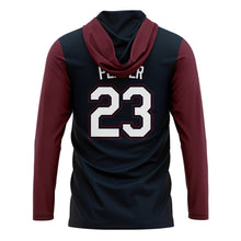 Load image into Gallery viewer, Athletics Script Unisex Thin Shirt Sublimated Hoodie (Premium)
