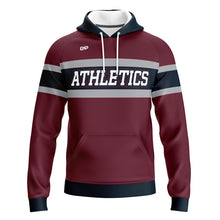 Load image into Gallery viewer, Athletics Red Youth Sublimated Hoodie (Premium)
