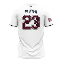 Load image into Gallery viewer, A&#39;s Youth Sublimated Faux Full Button White Jersey TShirt (Premium)
