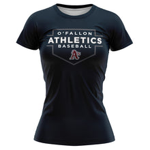 Load image into Gallery viewer, Athletics Homeplate Womens Sublimated Jersey TShirt (Premium)
