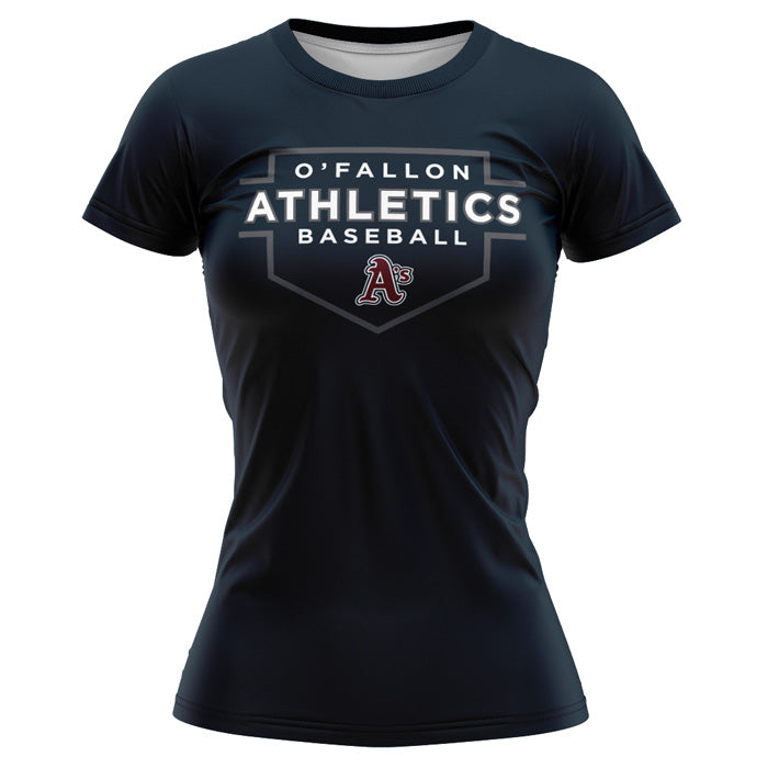 Athletics Homeplate Womens Sublimated Jersey TShirt (Premium)