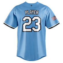 Load image into Gallery viewer, O'Fallon Athletics Full Buton Lt Blue Jersey (Premium)
