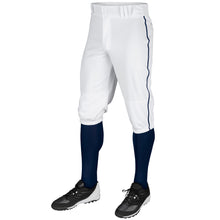 Load image into Gallery viewer, Champro Triple Crown Knickers White Pants w/Navy braid (LTD)
