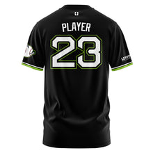 Load image into Gallery viewer, Battle Dragons Black Sublimated Youth Jersey TShirt (Premium)
