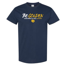 Load image into Gallery viewer, &quot;Be Golden&quot; Navy TShirt (Cotton)
