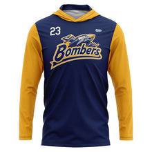 Load image into Gallery viewer, O&#39;Fallon Bombers Sublimated TShirt Hoodie (Premium)
