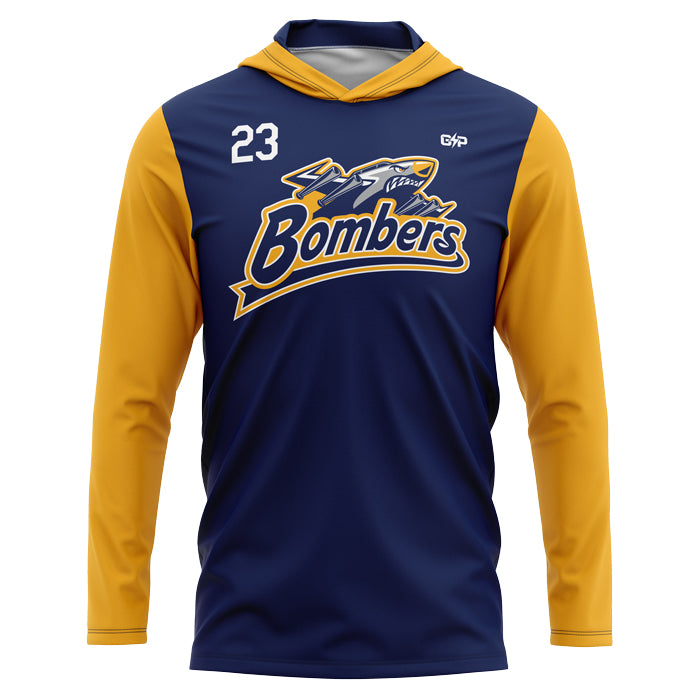 O'Fallon Bombers Sublimated TShirt Hoodie (Premium)