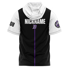 Load image into Gallery viewer, Dixon Wrestling White/Black SS Elysium TShirt Hoodie (Premium)
