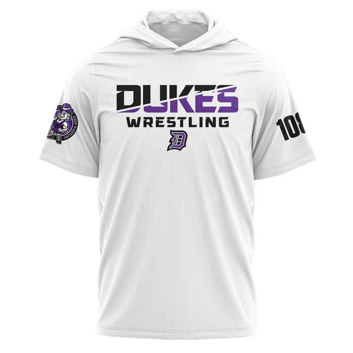 Dixon Wrestling White SS Elysium TShirt Hoodie (Premium)