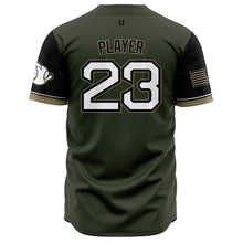 Load image into Gallery viewer, Battle Dragons Full Button OD Green Jersey (Premium)
