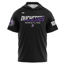 Load image into Gallery viewer, Dixon Duchesses Wrestling Black SS Elysium TShirt Hoodie (Premium)
