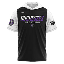 Load image into Gallery viewer, Dixon Duchesses Wrestling White/Black SS Elysium TShirt Hoodie (Premium)
