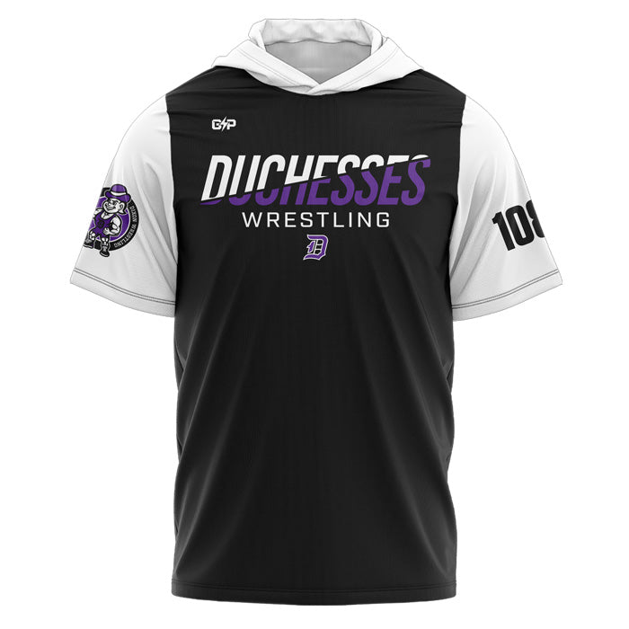 Dixon Duchesses Wrestling White/Black SS Elysium TShirt Hoodie (Premium)