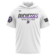 Load image into Gallery viewer, Dixon Duchesses Wrestling White SS Elysium TShirt Hoodie (Premium)
