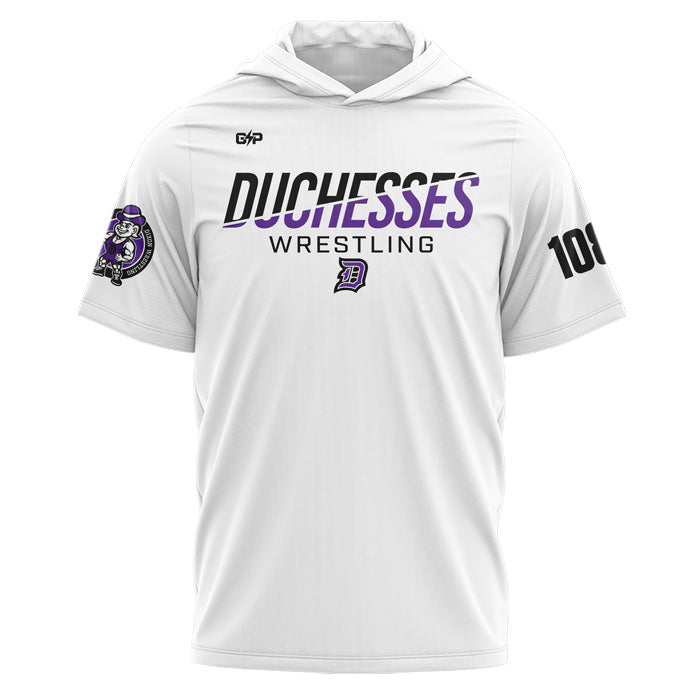 Dixon Duchesses Wrestling White SS Elysium TShirt Hoodie (Premium)