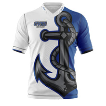 Load image into Gallery viewer, GVSU esports White/Blue Praetorian Jersey (Premium)
