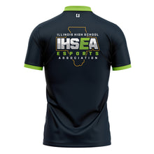 Load image into Gallery viewer, IHSEA Navy Mens Fusion Polo (Premium)
