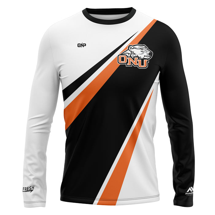 ONU esports White Vanguard LS Jersey (Premium)