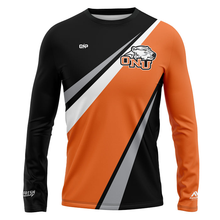 ONU esports Black Vanguard LS Jersey (Premium)