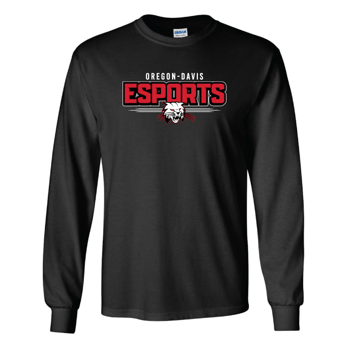 Oregon-Davis esports LS TShirt (Cotton)