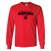 Load image into Gallery viewer, Property of Nebraska esports LS TShirt (Cotton)
