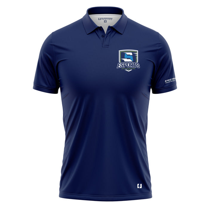 Spectrum Industries esports Mens Navy Fusion Polo (Premium)