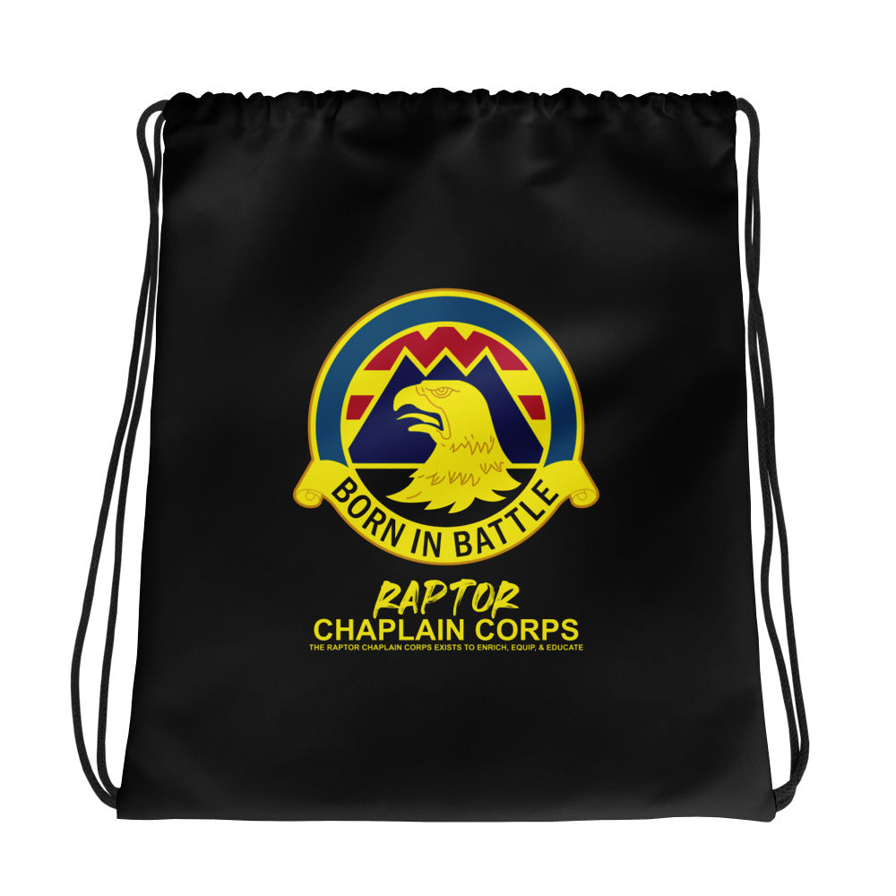 Raptor Chaplain Corps Drawstring Bag