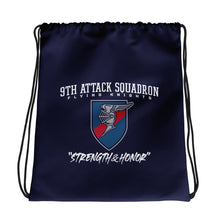 Load image into Gallery viewer, 9th Attack Squadron Drawstring Bag
