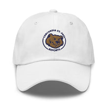 Load image into Gallery viewer, Concordia St. Paul esports White Dad Hat
