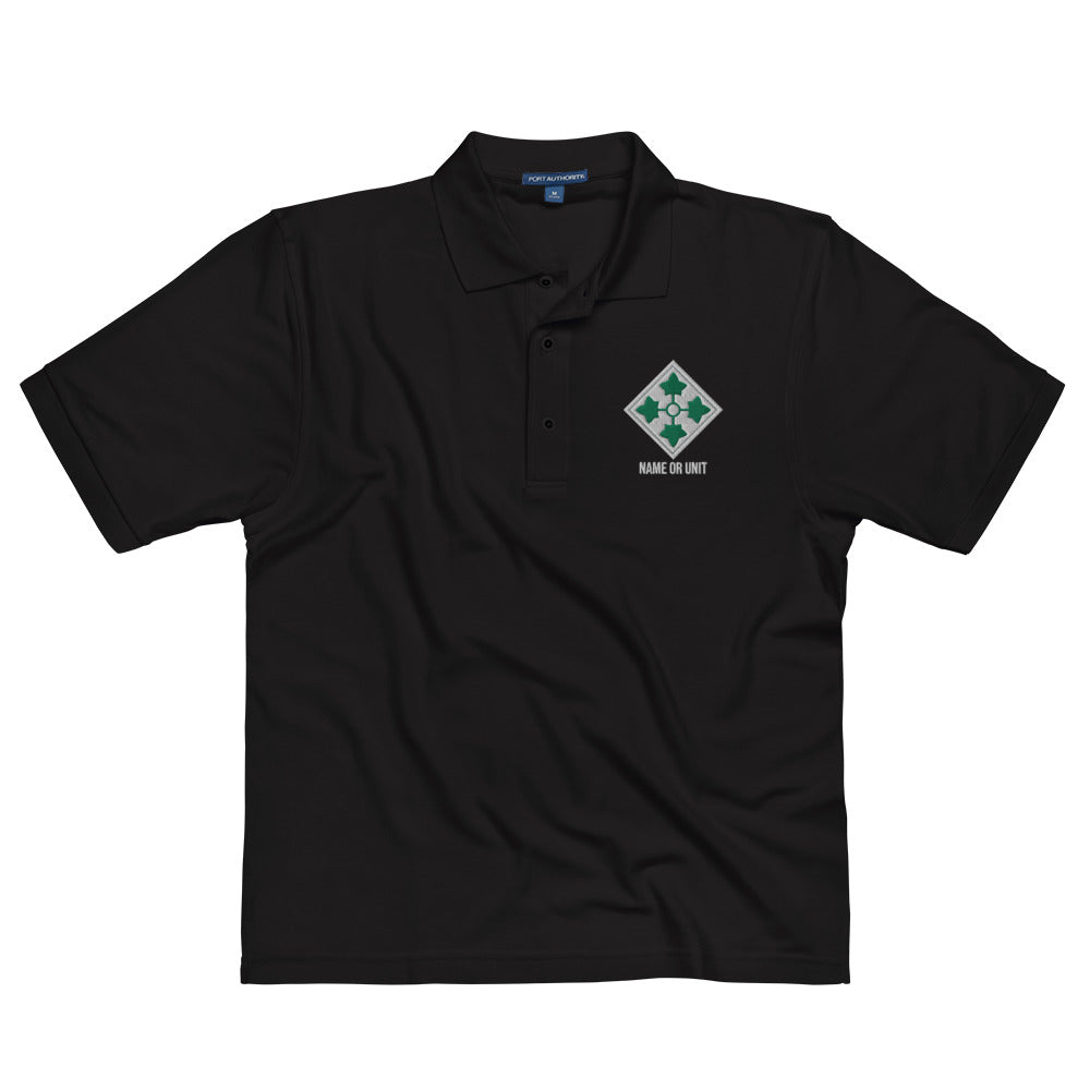 4th INF Mens Port Authority Polo