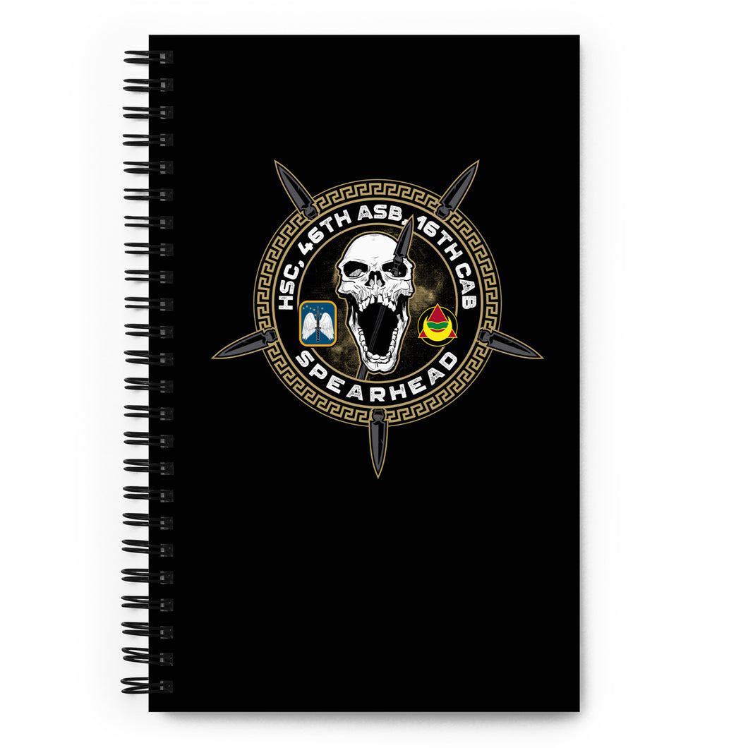 HSC Spearhead 46th ASB Spiral Notebook