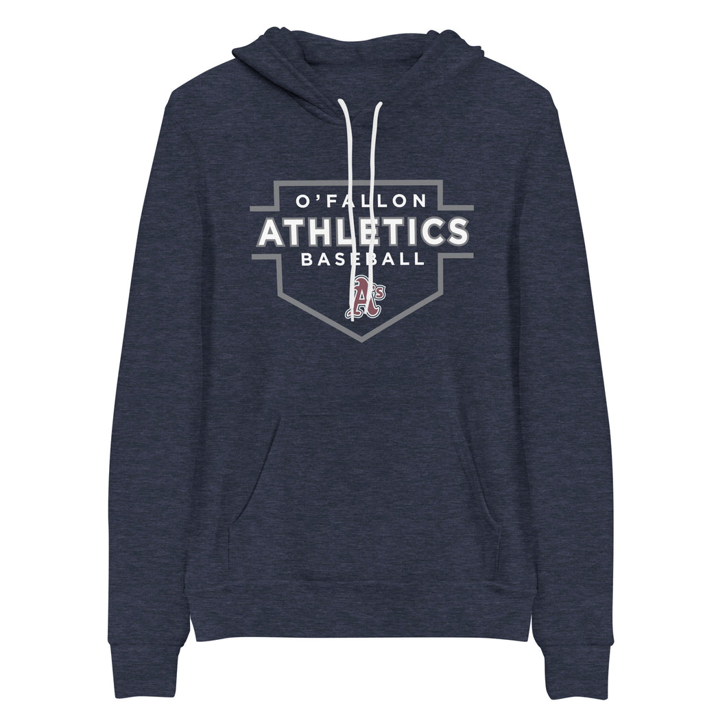 Athletics Homeplate Mens Bella Canvas Hoodie