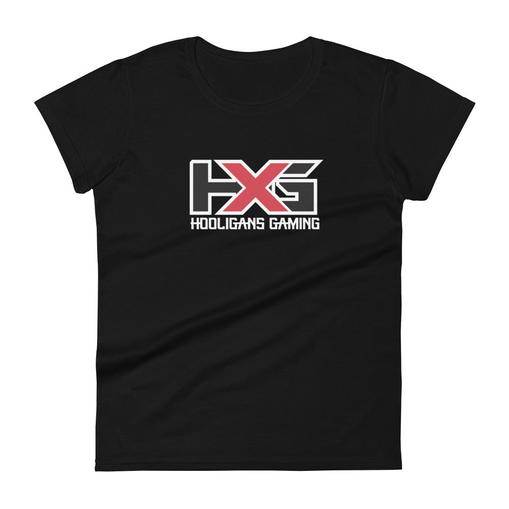 Hooligans Gaming Womens Fashion Fit TShirt (Cotton)