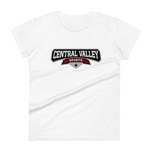 Load image into Gallery viewer, Central Valley Sports Womens Fashion Fit TShirt (Cotton)
