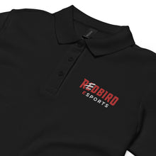 Load image into Gallery viewer, Redbird esports Black Women’s Pique Polo
