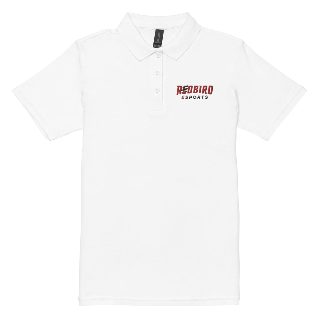 Redbird esports White Women’s Pique Polo