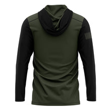 Load image into Gallery viewer, (Custom - Your Patch) Military Green Elysium Hoodie
