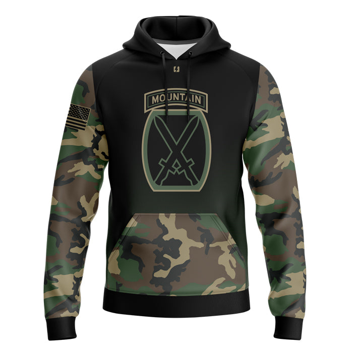10th MTN Woodland Camo Hyperion Hoodie (Premium)