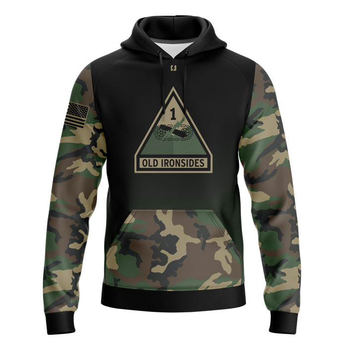 1st ARMD Woodland Camo Hyperion Hoodie