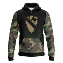 Load image into Gallery viewer, 1st CAV Woodland Camo Hyperion Hoodie (Premium)
