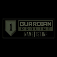 Load image into Gallery viewer, 1st INF Guardian Black LS TShirt (FULLY CUSTOM)
