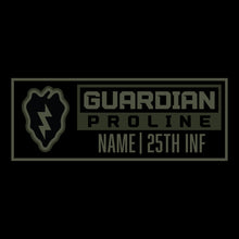 Load image into Gallery viewer, 25th INF Guardian Black LS TShirt (FULLY CUSTOM)

