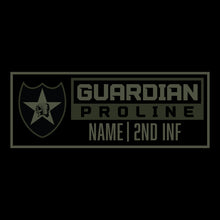 Load image into Gallery viewer, 2nd INF Guardian Black LS TShirt (FULLY CUSTOM)
