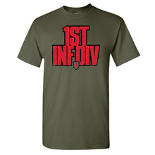 Load image into Gallery viewer, 1st INF Bold Text TShirt (Cotton)
